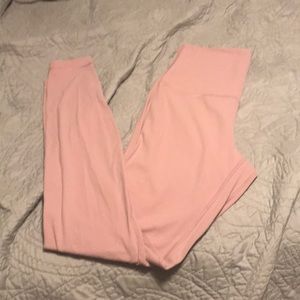 Pink Lululemon Align 28” leggings